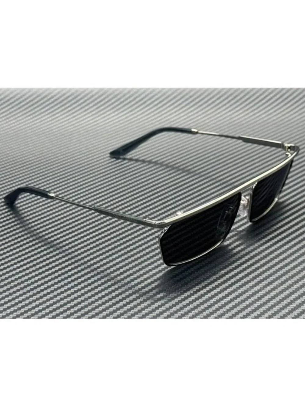 New Dolce & Gabbana Men Silver Matte Black Sunglasses 60-14-145